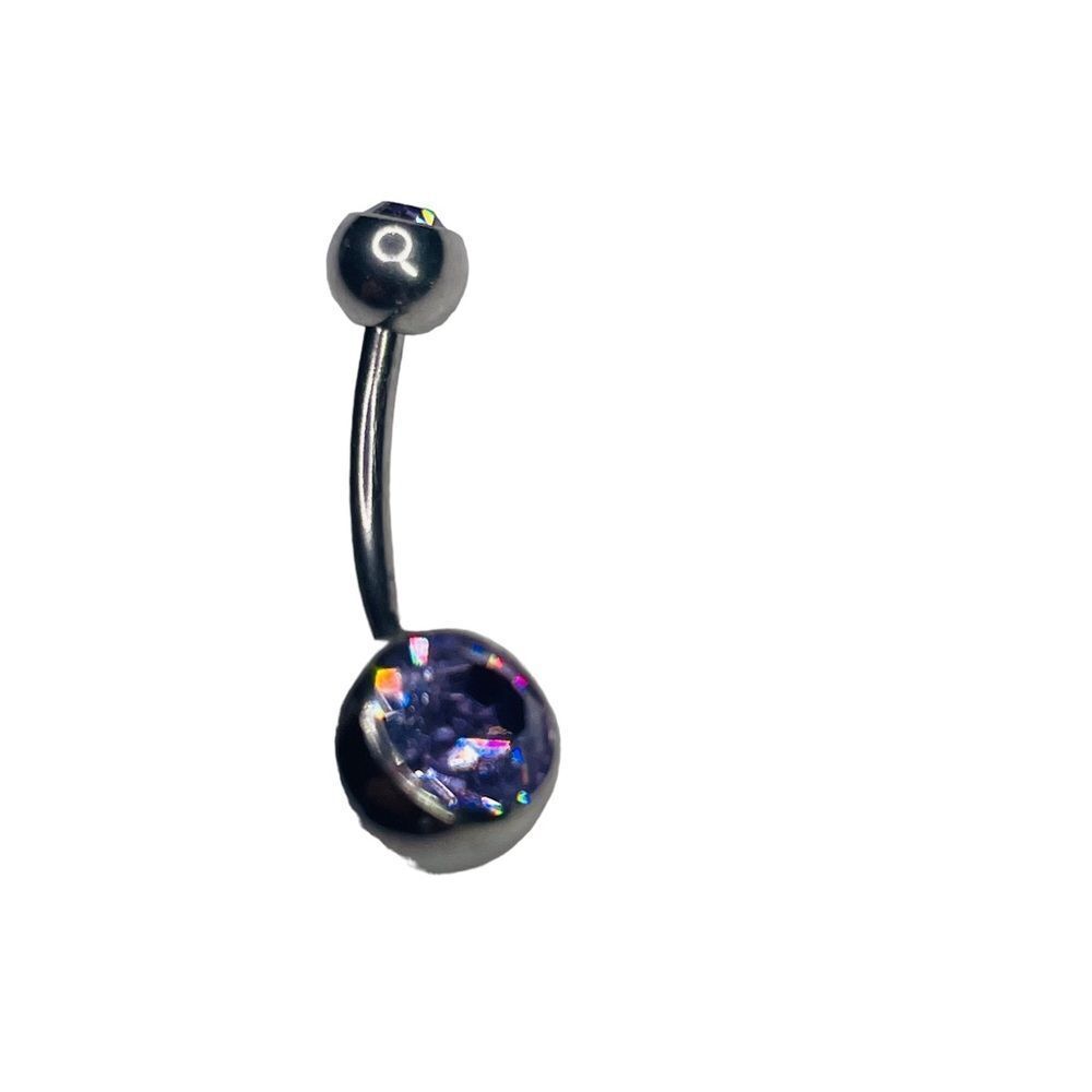 6 Assorted Belly Button Rings - Picture 6 of 8